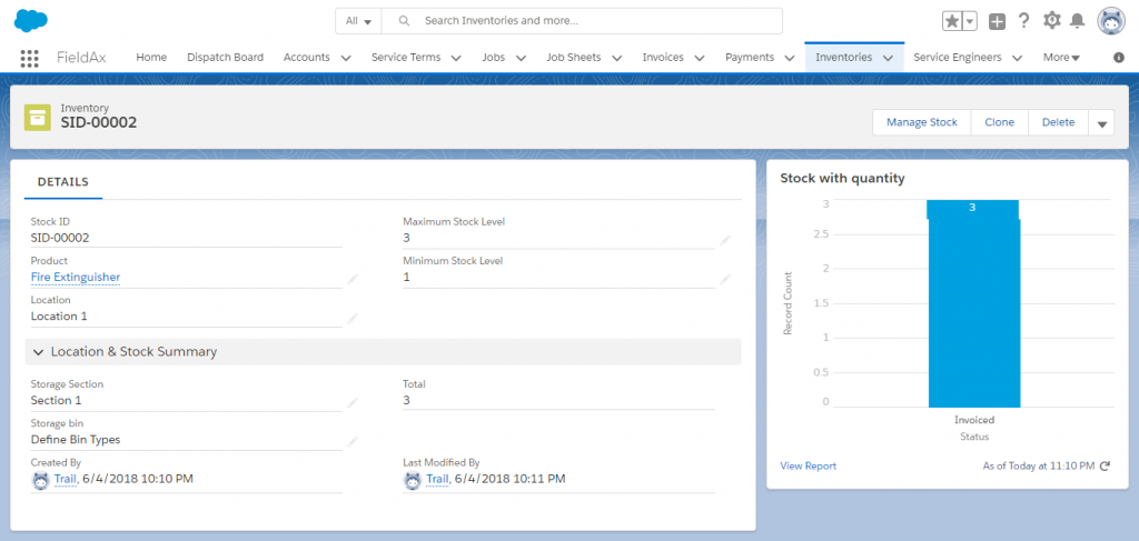 Inventory Management for HVAC Service