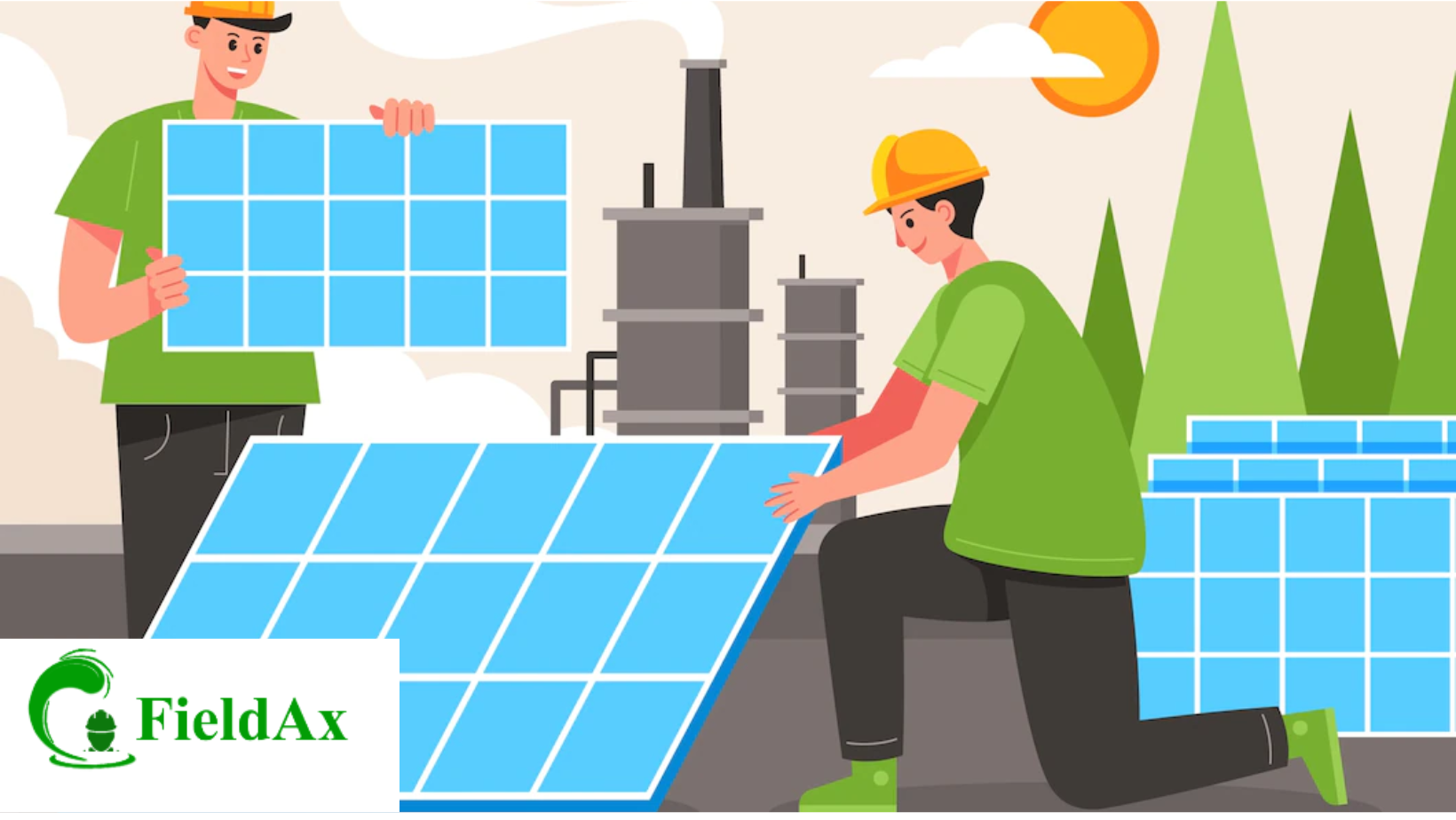 Fieldax - an Essential Field Service Software for Solar Industry Business