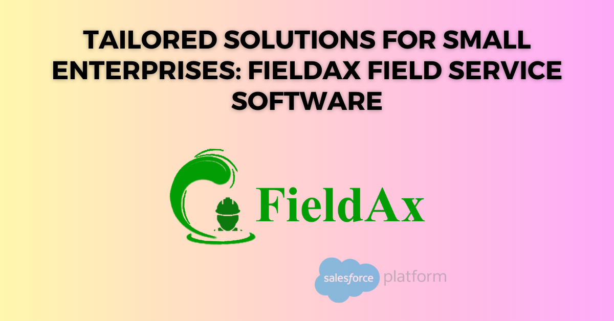 Tailored Solutions for Small Enterprises FieldAx Field Service Software