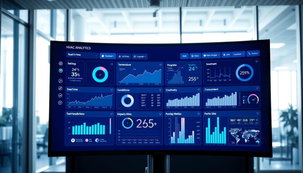 HVAC data analytics dashboard