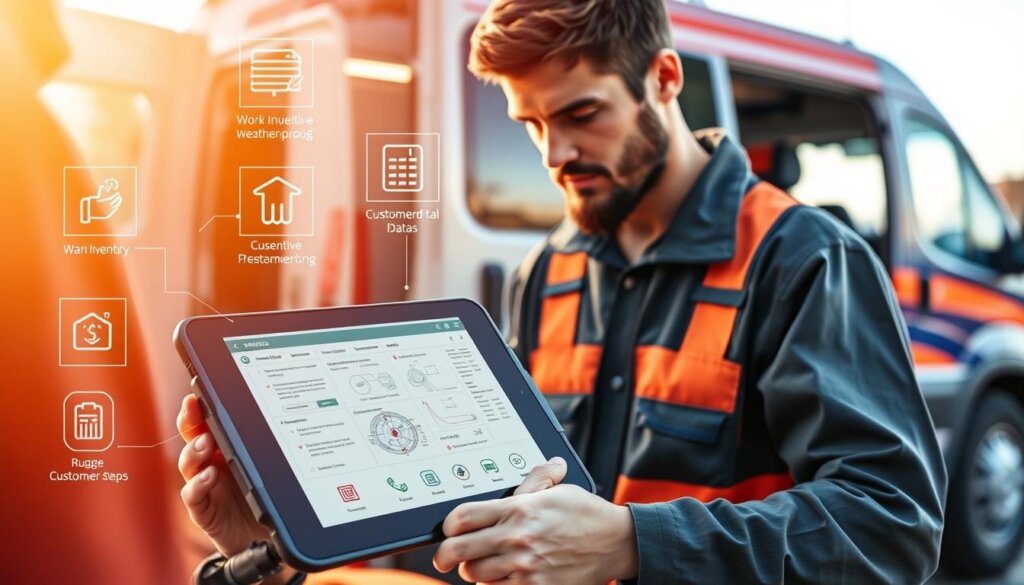 field service app features