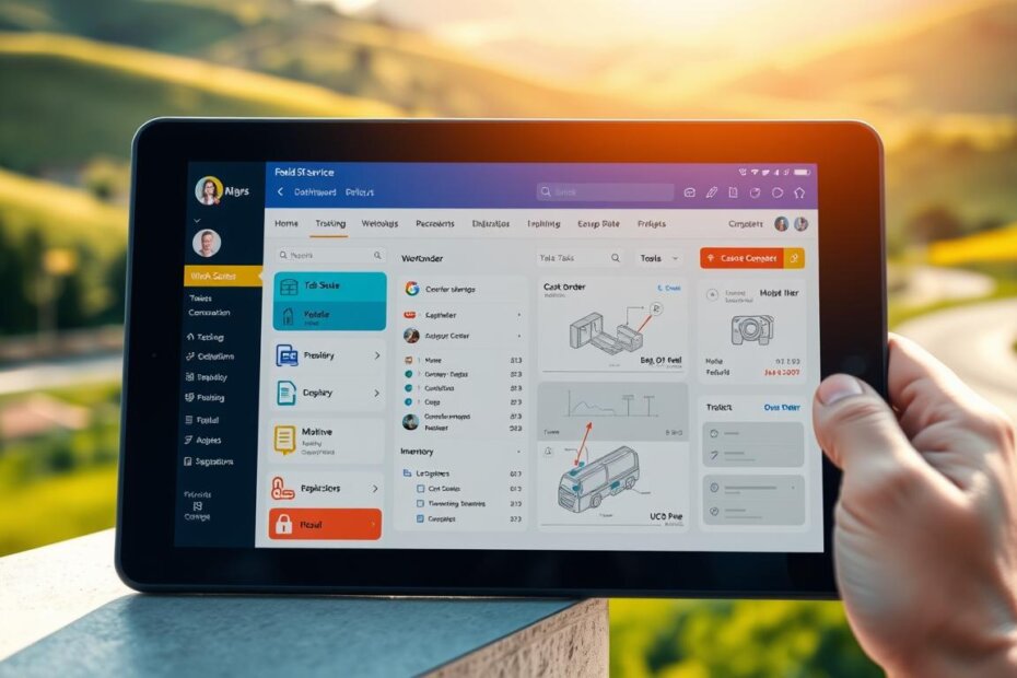 mobile field service apps features