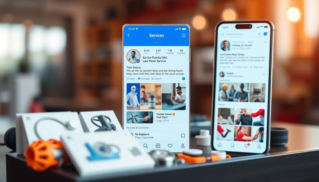social media presence for service businesses