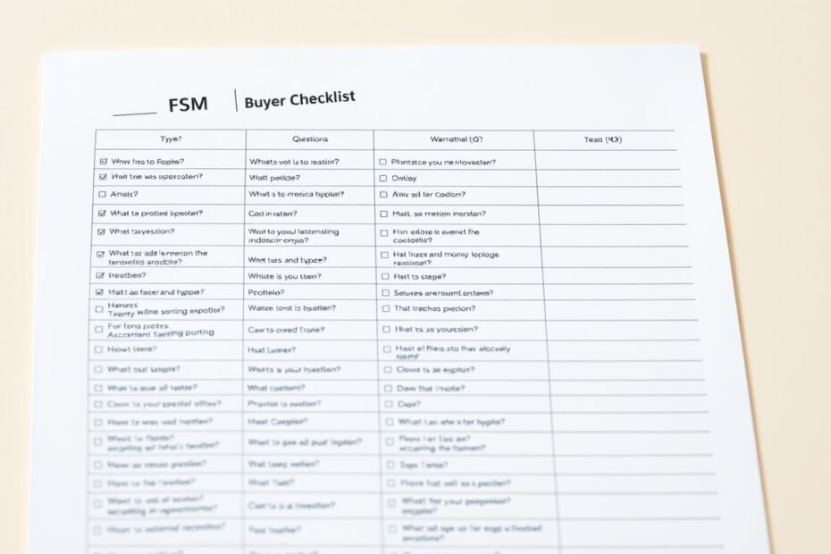 FSM Buyer’s Checklis