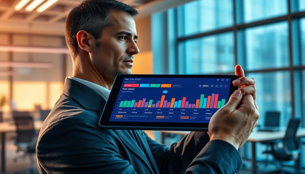 FieldAx time chart performance tracking
