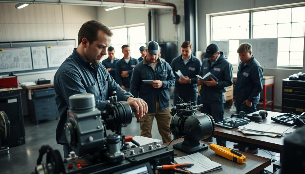 technician training and maintenance processes