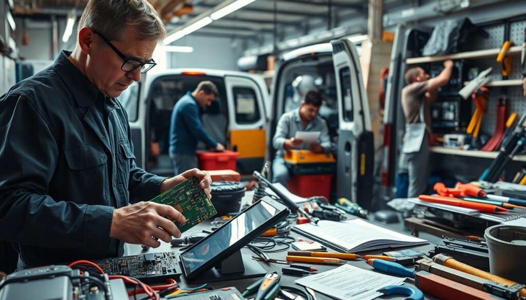 time-consuming field service tasks