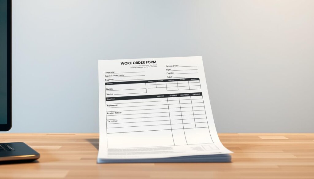 work order form