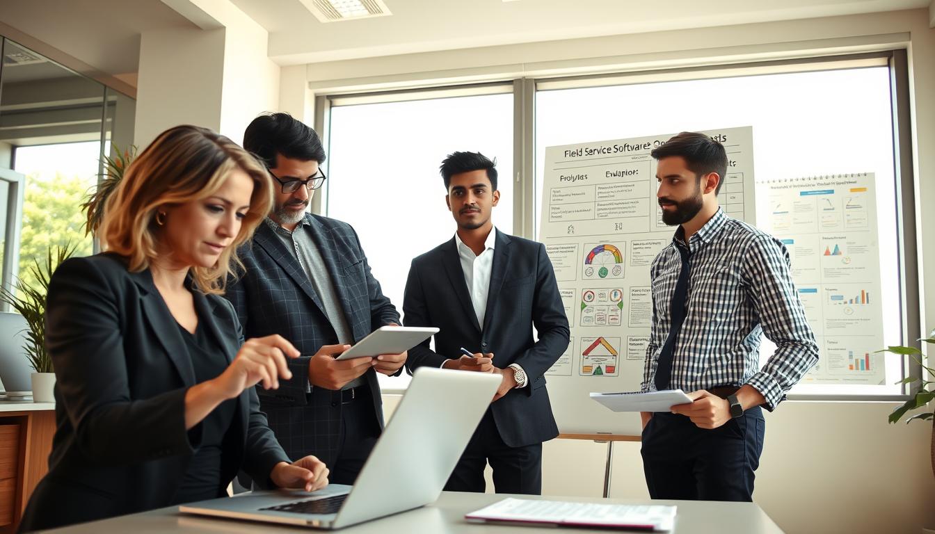 evaluating field service software